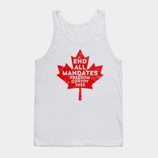 End All Mandates Freedom Convoy 2022 Tank Top